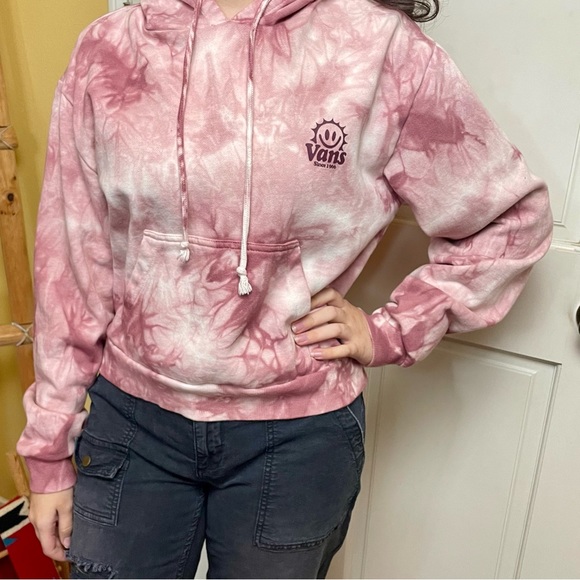 Vans Hoodie Tie Dye Rise N’ Shine Graphic Logo Size Small - Picture 6 of 12